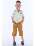 3/4-Hose für Jungen in Honigfarbe NDZ2006 – Online-Shop – Boutique